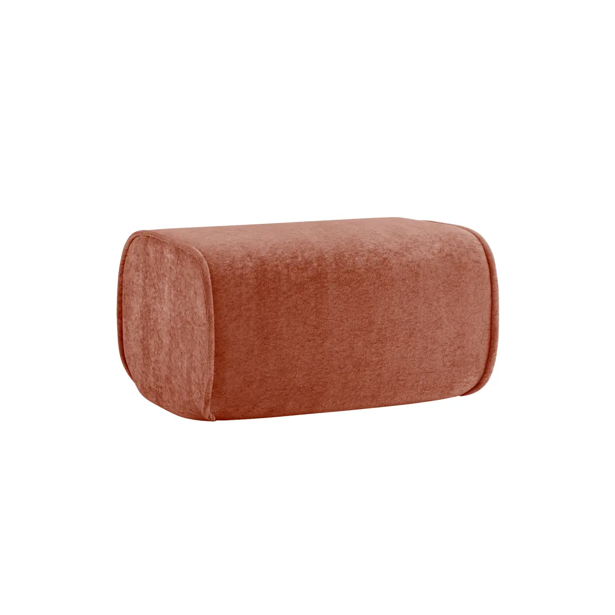 Red Velvet Modular Ottoman Bench - Rectangular 29.92"l×21.65"w×16.92"h Multifunctional Stool, High Resilience Foam Filled, No Assembly Required, Wrinkle-Resistant, Soft Padded Footstool for Apartment, Living Room, Entryway Indoor Furniture