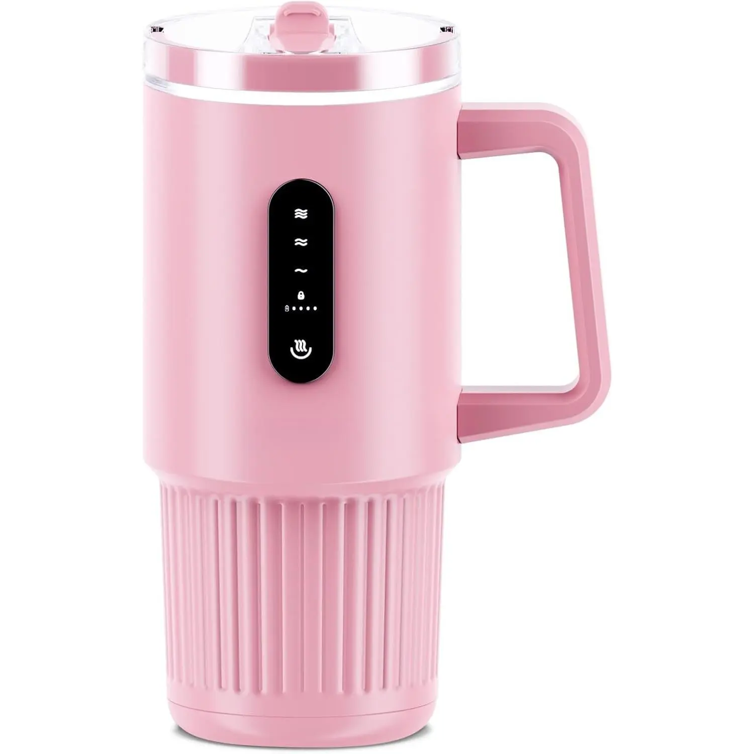S5 Pro 25oz Self Heating Travel Mug,  & Desktop  Included | AI Beverage Detection & Auto Heating. 3 Presets, Each Set via App in 1°F Steps, 120–150°F.  Screen Control, 2–4H Runtime