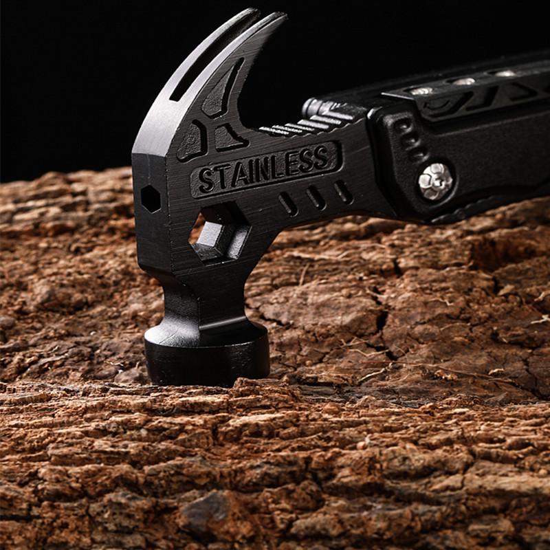 Volixor Outdoor Multi-functional Claw Hammer Vehicle Safety Folding Hammer Broken Window Escape Hammer Woodworking Hammer Camping Tool Volixor Outdoor Multi-functional Claw Hammer Vehicle Safety Folding Hammer Broken Window Escape Hammer Woodworking Hammer Camping Tool