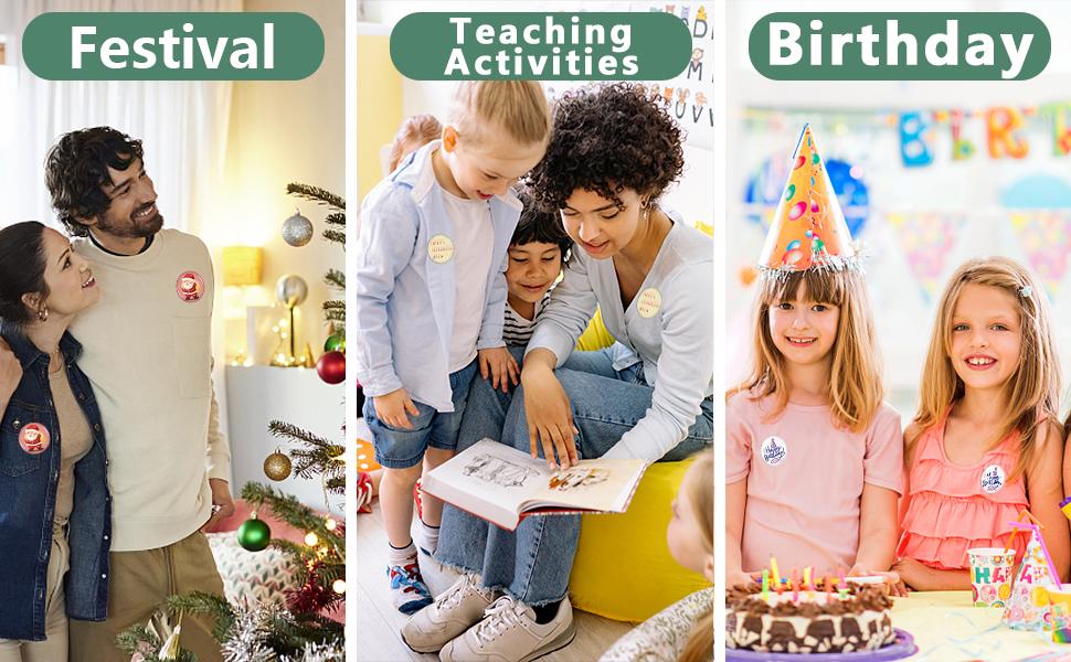 Button Maker Machine Multiple-Sizes - Pin Maker Machine 1.25 inch+2.25 inch, Interchangeable Button-models Badge Button Press Machine with 200 Sets 32+58mm Button Maker Supplies&Circle