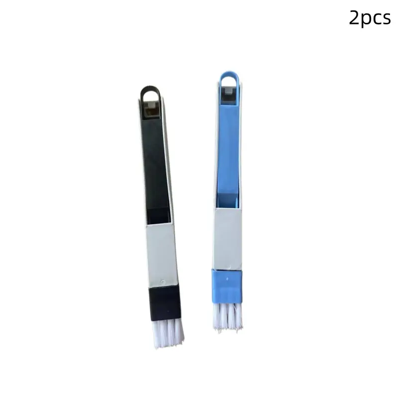 Two-In-One Window Slot Gap Cleaner Brush with Dustpan, Home Cleaning Tool for Windows, Doors, Screens, Hard-To-Reach Gaps, Dust Removal, Window Cleaning Accessories