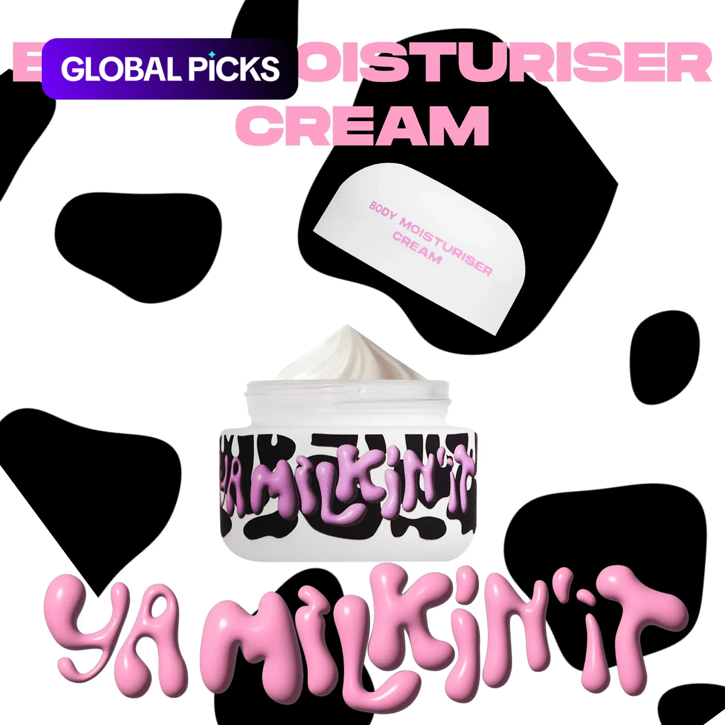 YA MILKIN’ IT - RICH BODY MOISTURISER Cream- MADE BY MITCHELL #GLOBAL PICKS