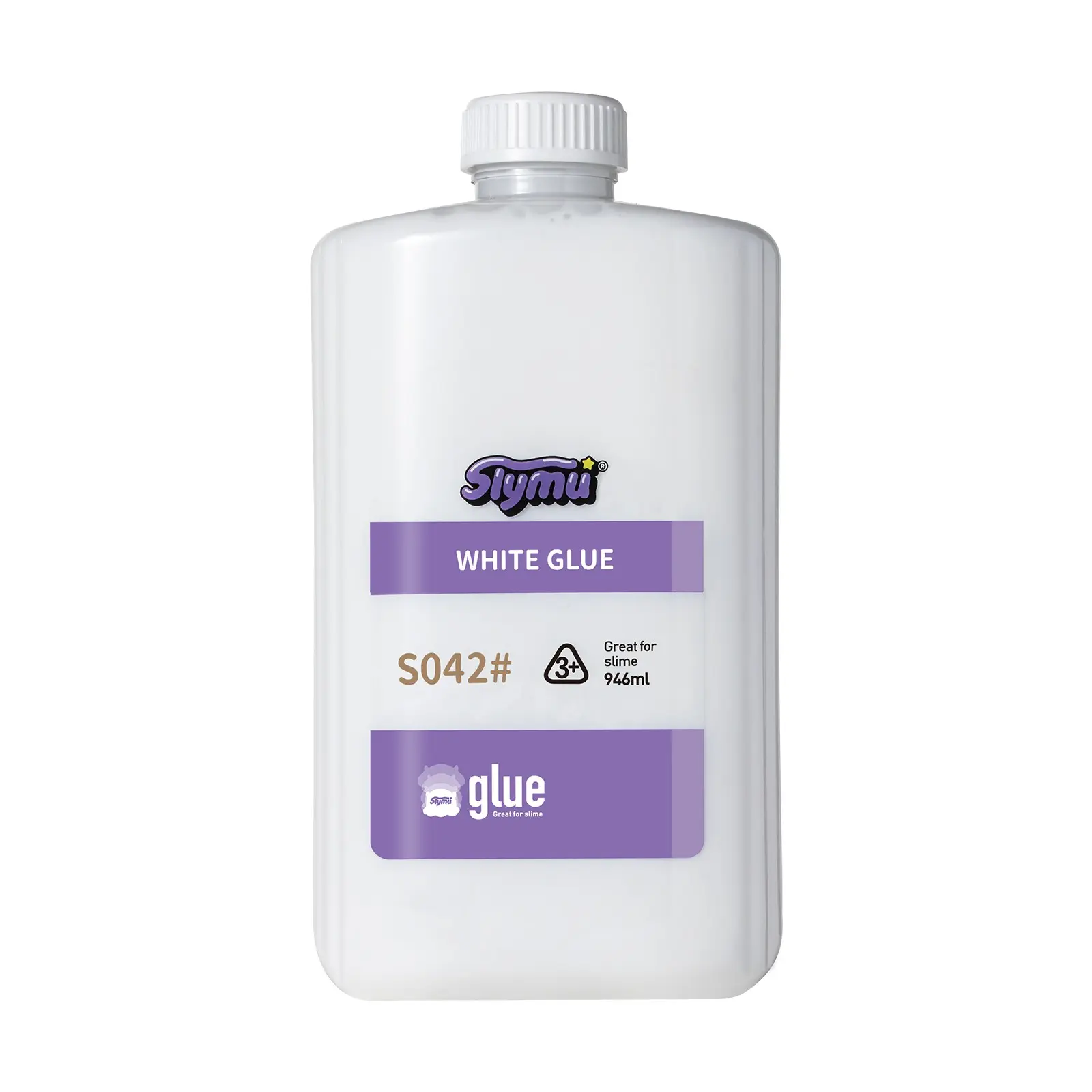 Slymu White Glue for Slime - Safe, Washable, 1 Quart, Great for Slime, School Projects