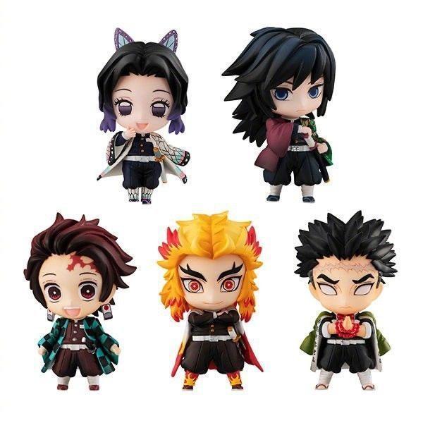 Demon Slayer Figure Anime Blind Box Mystery Box Kamado Nezuko Tanjirou Hashibira Inosuke Exquisite Figurines Surprise Box