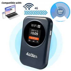 Portable Multi-Carrier WiFi Hotspot 4G LTE 150Mbps High Speed Low Latency SIM Card Required Safe Encryption Long Lasting Battery Multiple Devices for Daily Travel Outdoor