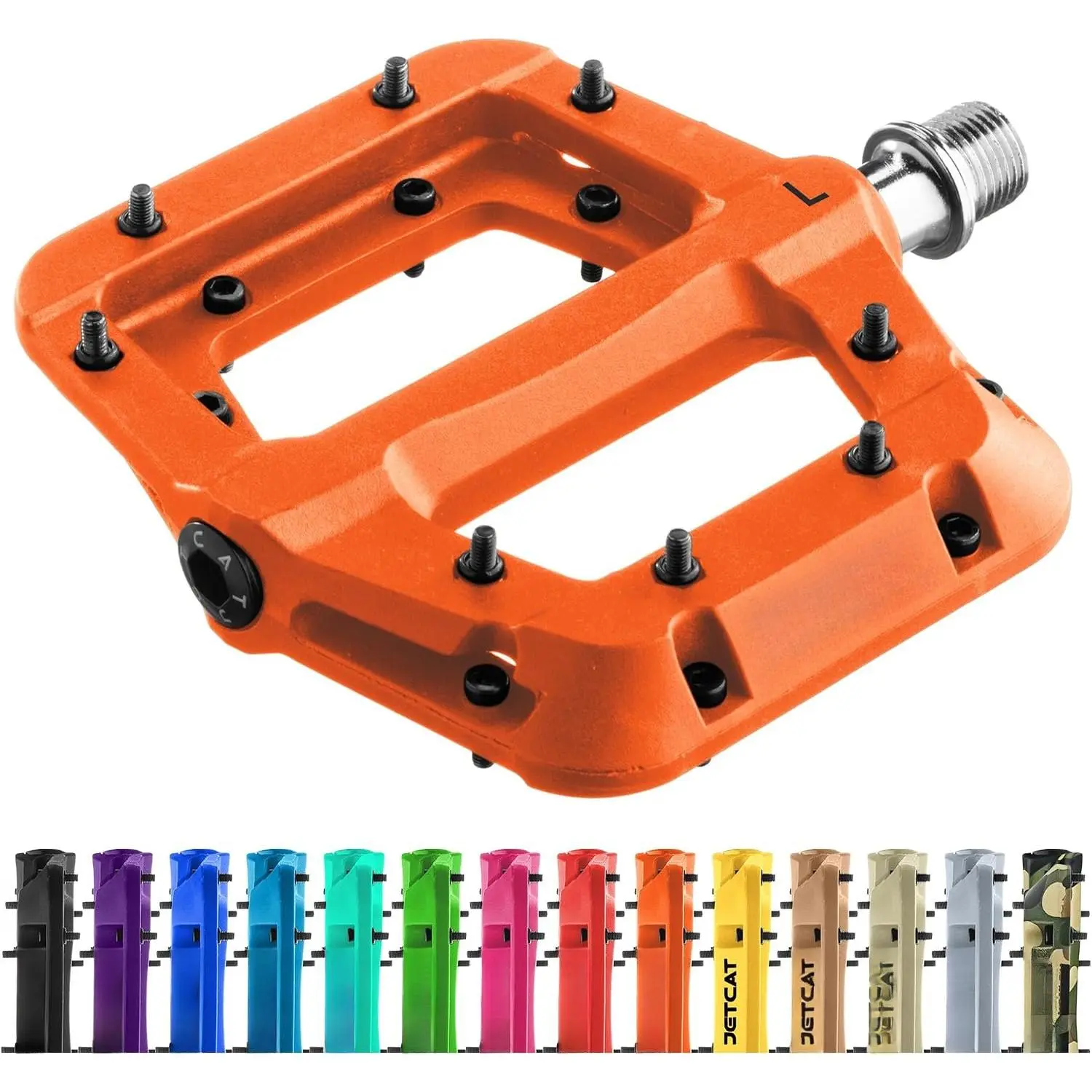 Mountain  Pedals Flat - MTB Pedals Flat,  Pedals for BMX/MTN/Road/Gravel/EBike, BMX Pedals, Platform Pedals, Adults &    Upgrades  9/16