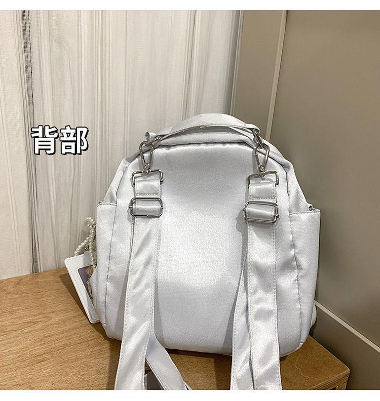 Y2K New Women Cute Ita Backpacks Lolita Girl Transparent Bag Fashion Shoulder Crossbody Bag Large Capacity DIY Display Knapsacks