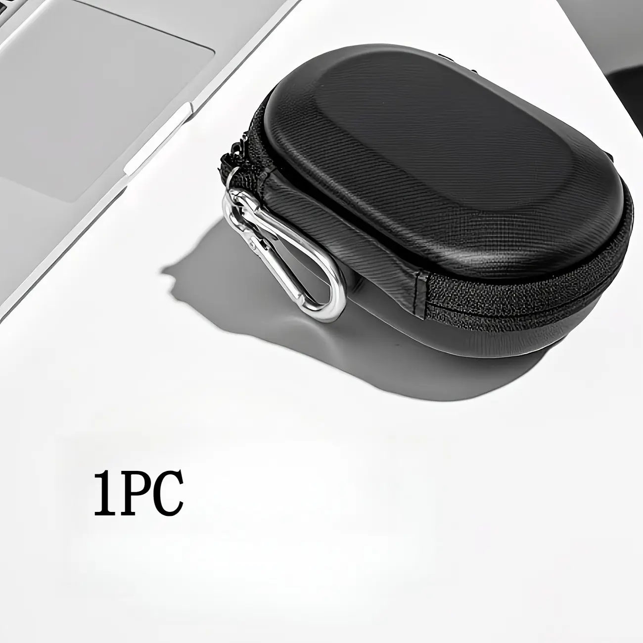 Single-unit mouse storage pouch, multifunctional cable organizer, digital accessory storage bag, shock-resistant protective case for power banks, plugs, and mice; portable protective case for wireless mice.