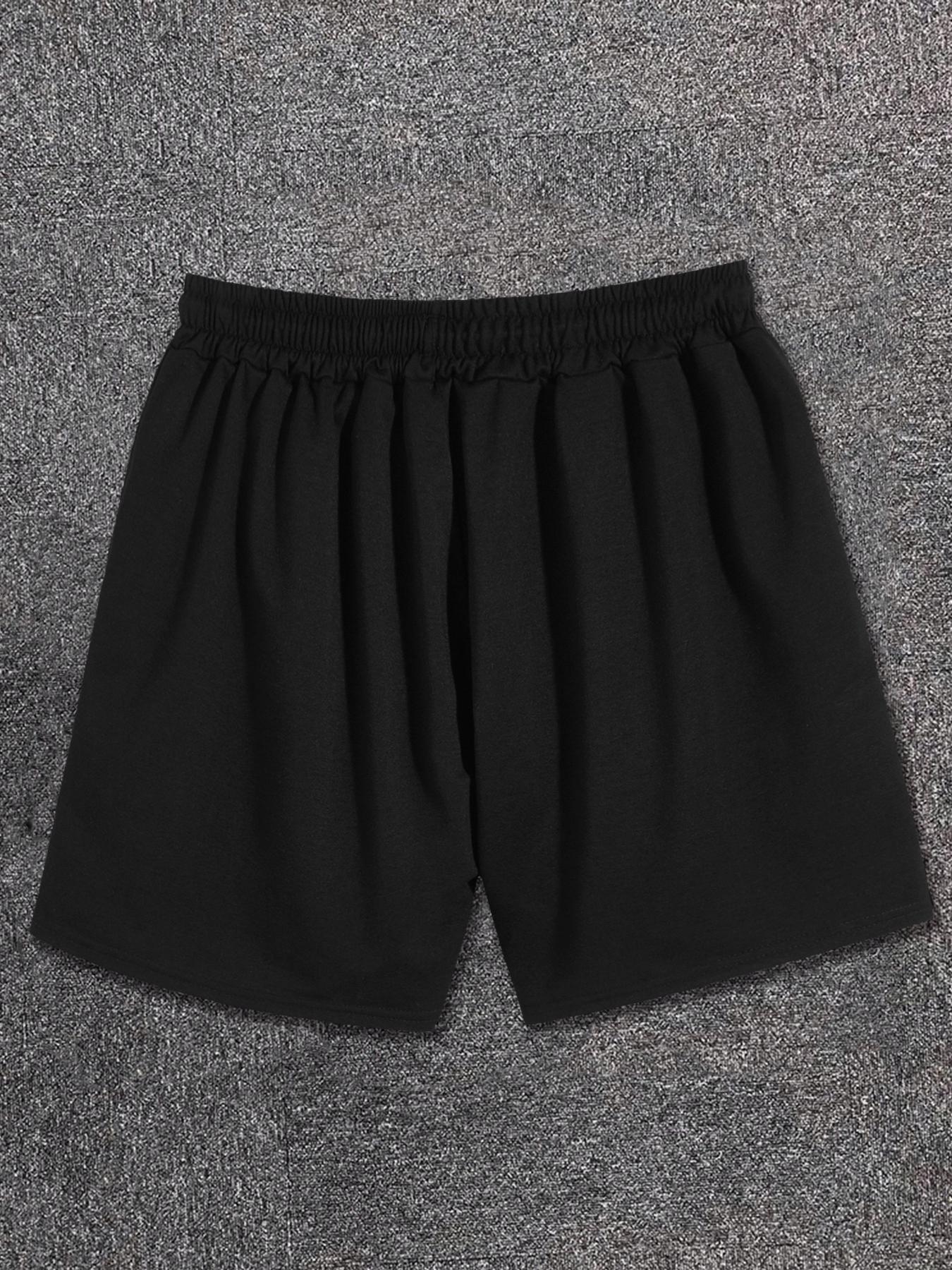 Men's Cartoon Graphic Print Shorts, Loose Casual Street Comfy Breathable Shorts, Men's Summer Bottoms for Daily Wear