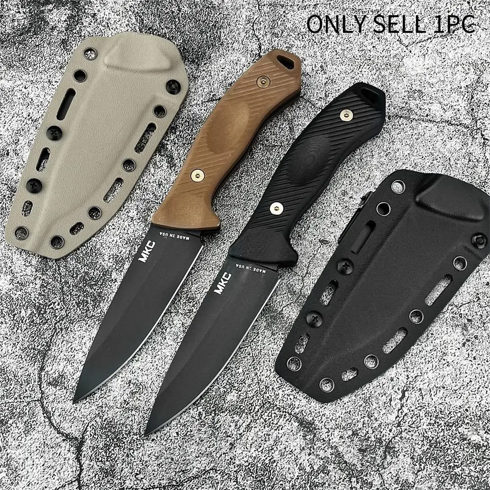 Brand-new hiking and mountaineering fixed-blade knife with sheath, featuring a 9Cr13Mov blade high-hardness, durable, and ergonomic knife that serves as a versatile camping tool Outdoor knives