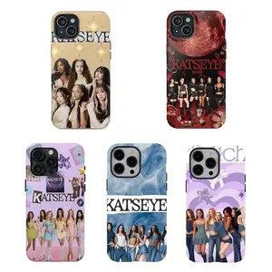 Cute Girl The Katssseye Two-In-One Phone Case Durable And Trendy Protection For iPhone17 16, 15, 14, 13, 12 Plus, Pro, Max, and Samsung S26-22 Perfect Birthday Gift for Friends