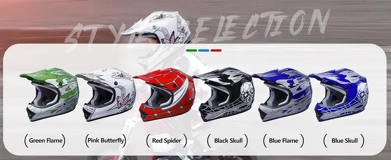 thumbnail image 2 of DOT Adult Full Face Helmet – Pink Black Butterfly, Size S, UV Protective Finish 2 of 4