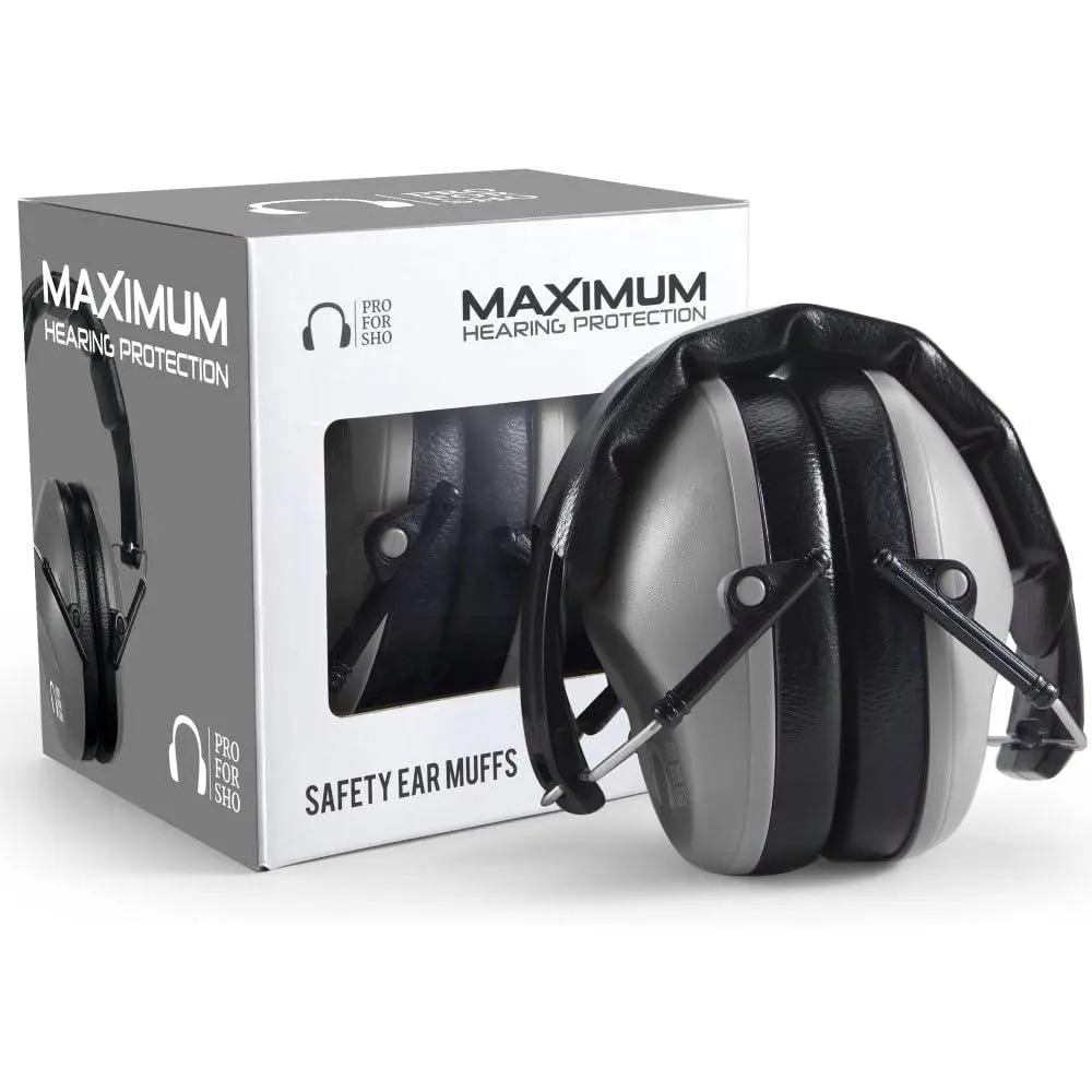 34dB NRR Hearing Protection Ear Muffs – Highest NRR Compact Design Ear Protection for Loud Events & Sensory Use