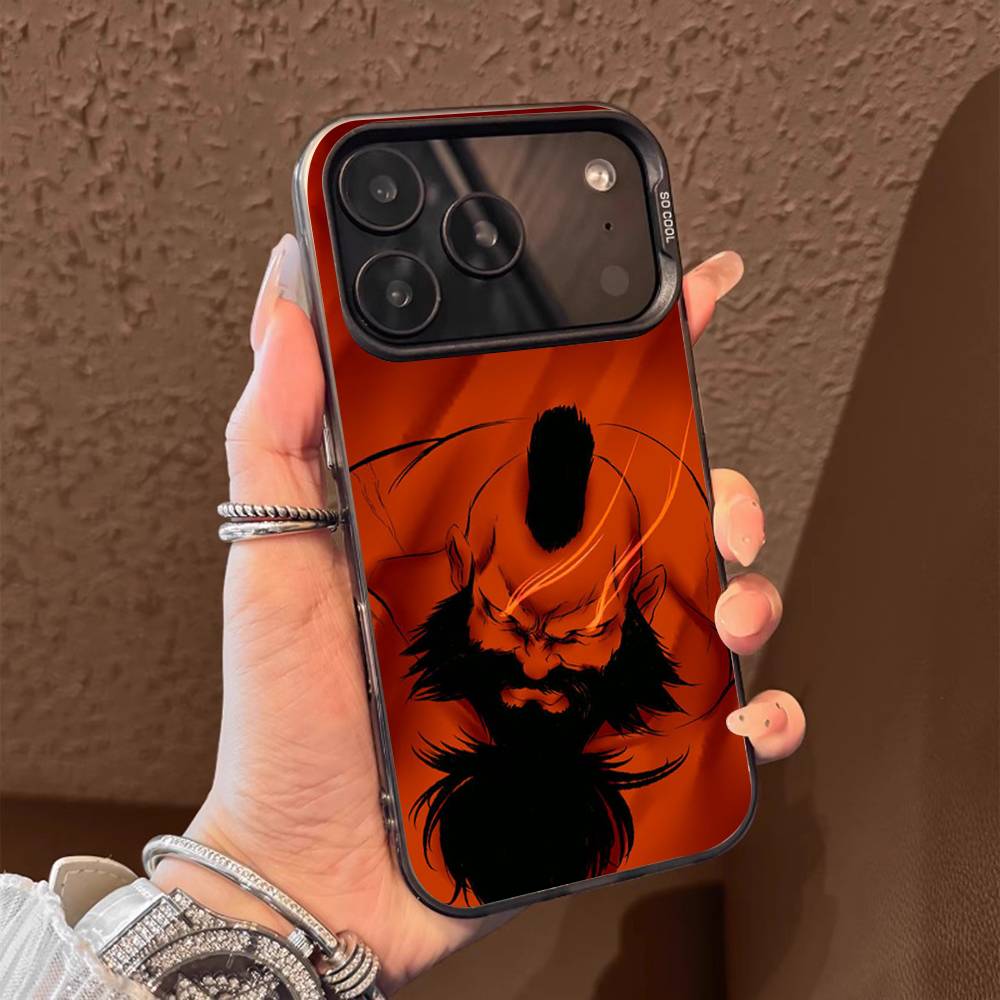 1PC Game character Z-Zangief  Phone Case for IPhone 17 Max 16 Pro Mobile Shell 14 13 15 Soft Shell