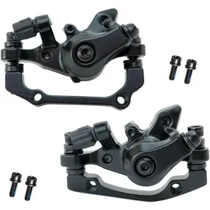 LOOEEL 1 Pair Bike Mechanical Disc Brake,Universal Front and Rear Mechanical Disc Brake Calipers for Mountain Bikes,Folding Bikes,Road Bikes