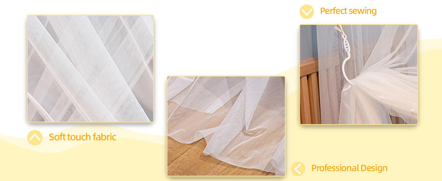 4 Corners Net for Bed,White Net para Mosquiteros for Bunk Beds,Dorm Twin Bed,Tight Weave Insect Netting,for Camping Home,Dormitory,Housing Bed Bug Protection(2m*1.5m)