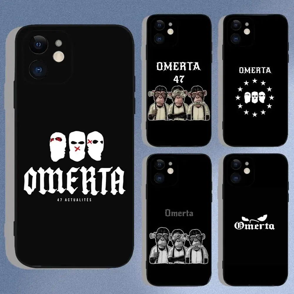 M-Maes O-Omerta Hip-Hop Rapper Phone Case Compatible with iPhone 11-17 Pro Max/Plus & Samsung Galaxy S23-S25 Shockproof Cover