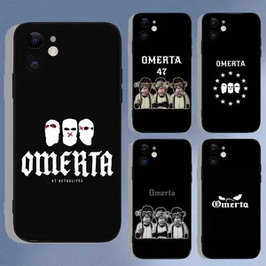 M-Maes O-Omerta Hip-Hop Rapper Phone Case Compatible with iPhone 11-17 Pro Max/Plus & Samsung Galaxy S23-S25 Shockproof Cover