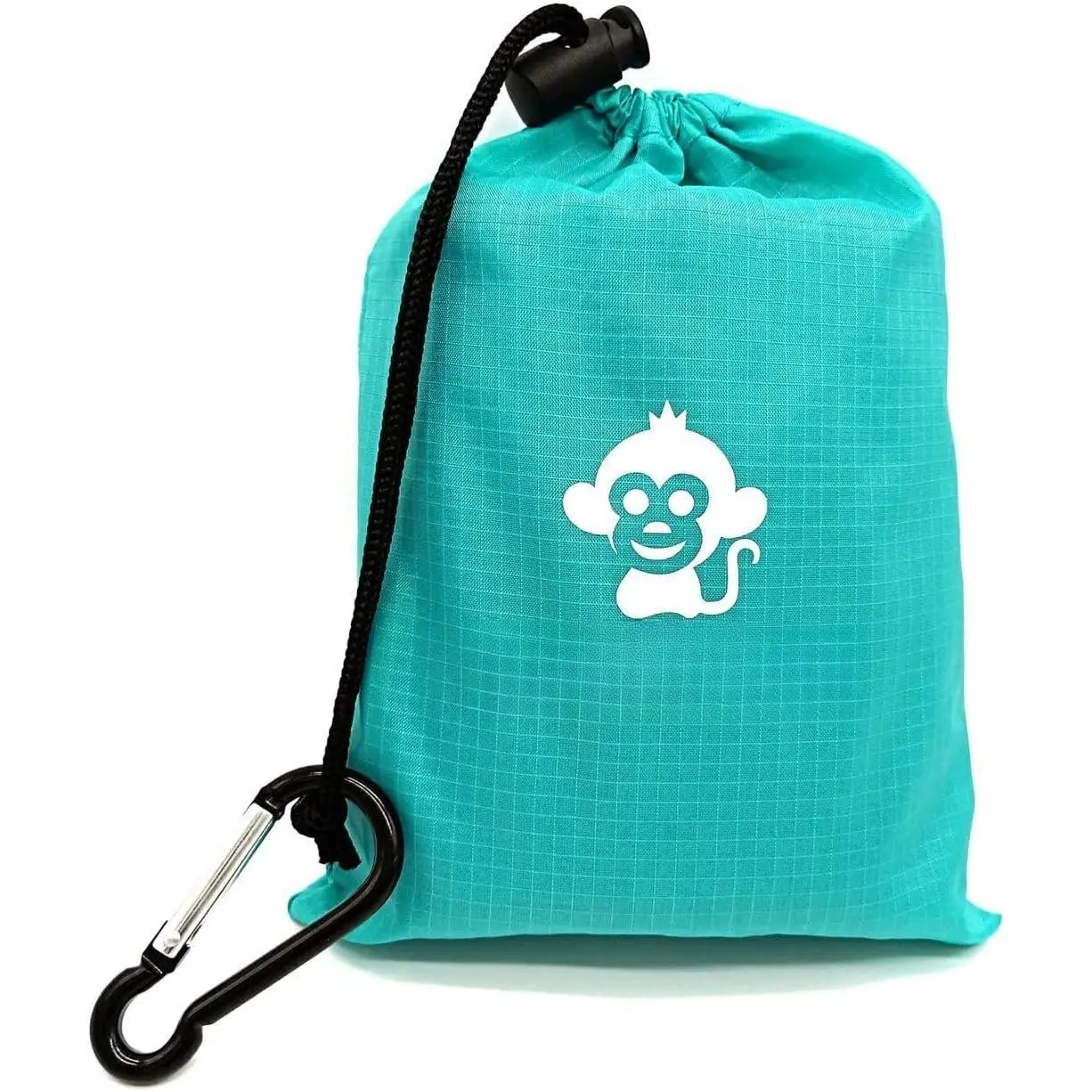 Ultra Picnic Blanket- Portable Pocket Picnic Sheet for Outdoor Multiple Use, Mat for Travel & Festivals, Lightweight  & Quick Drying with 4 Portable Tent Pegs (Blue)