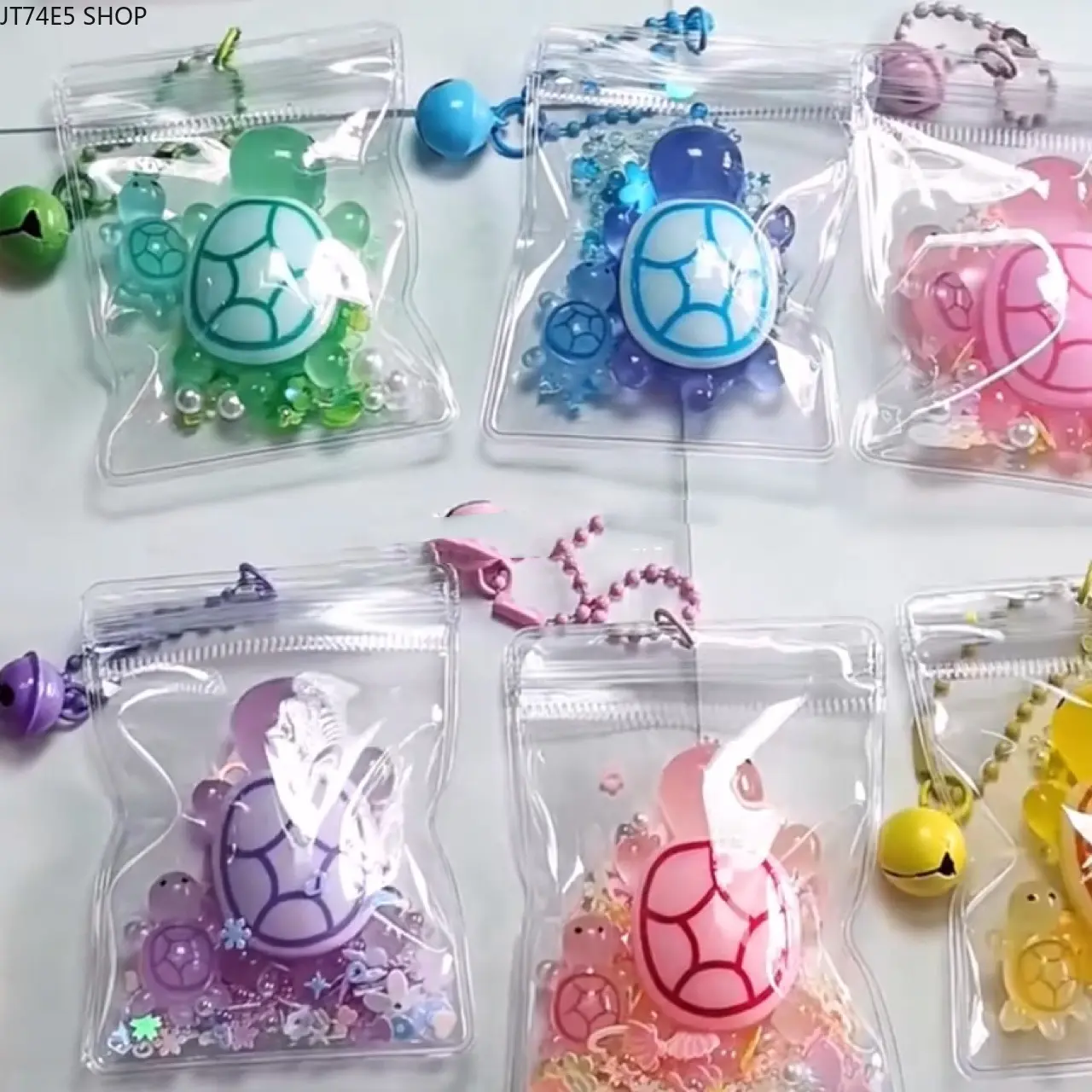 Luminous Light-Up Turtle Motif Resin Keychain Pendant, Cute Charm Unisex Blind Bag Accessory, Student Backpack Hanging Ornament, Daily Wear, Glowing Effect, Backpacks For School