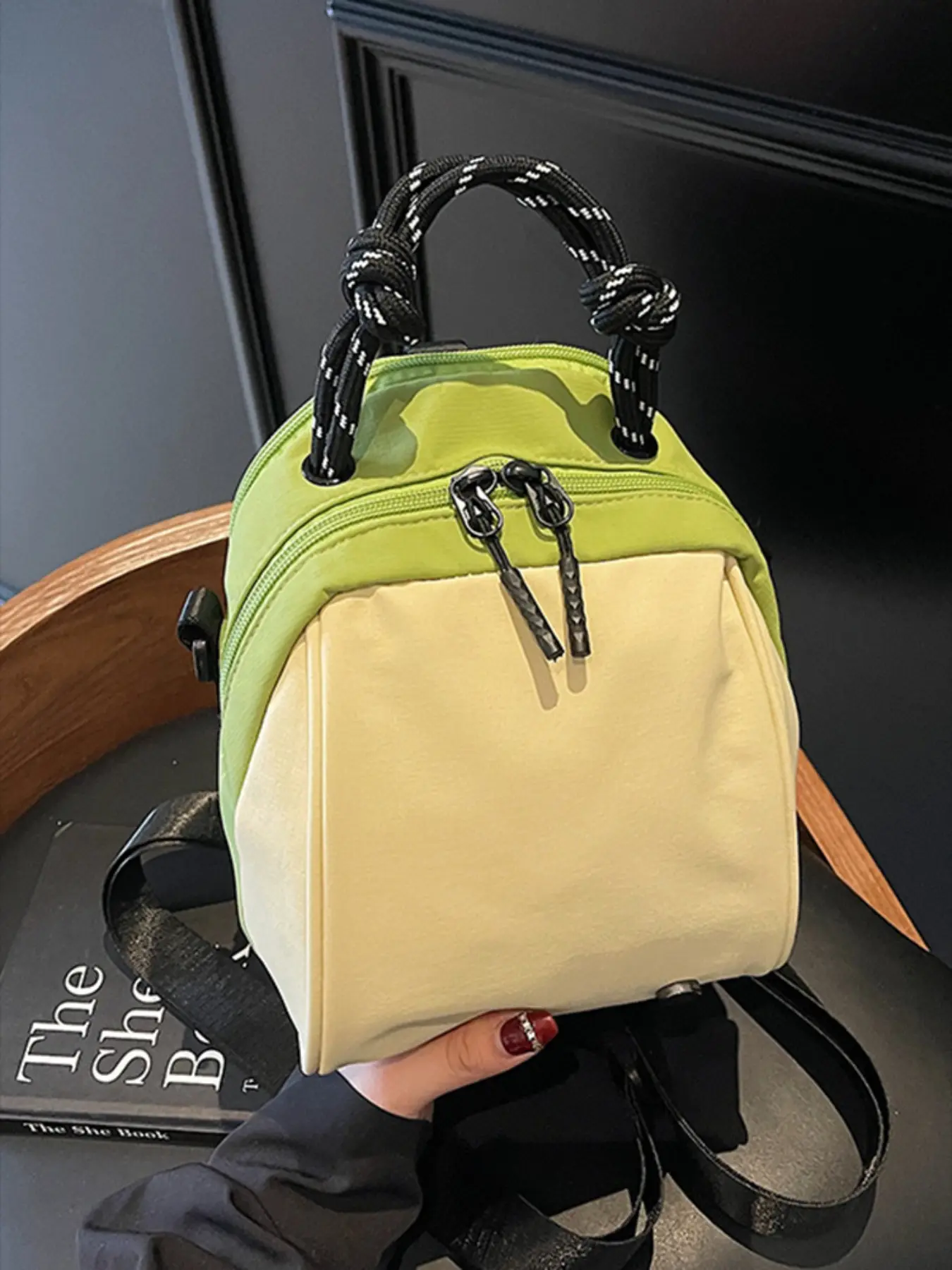 Waterproof Nylon Handbag, Casual Commute Backpack, Crossbody Phone Bag, Lightweight Canvas Shoulder Bag, Outdoor Cycling Gear