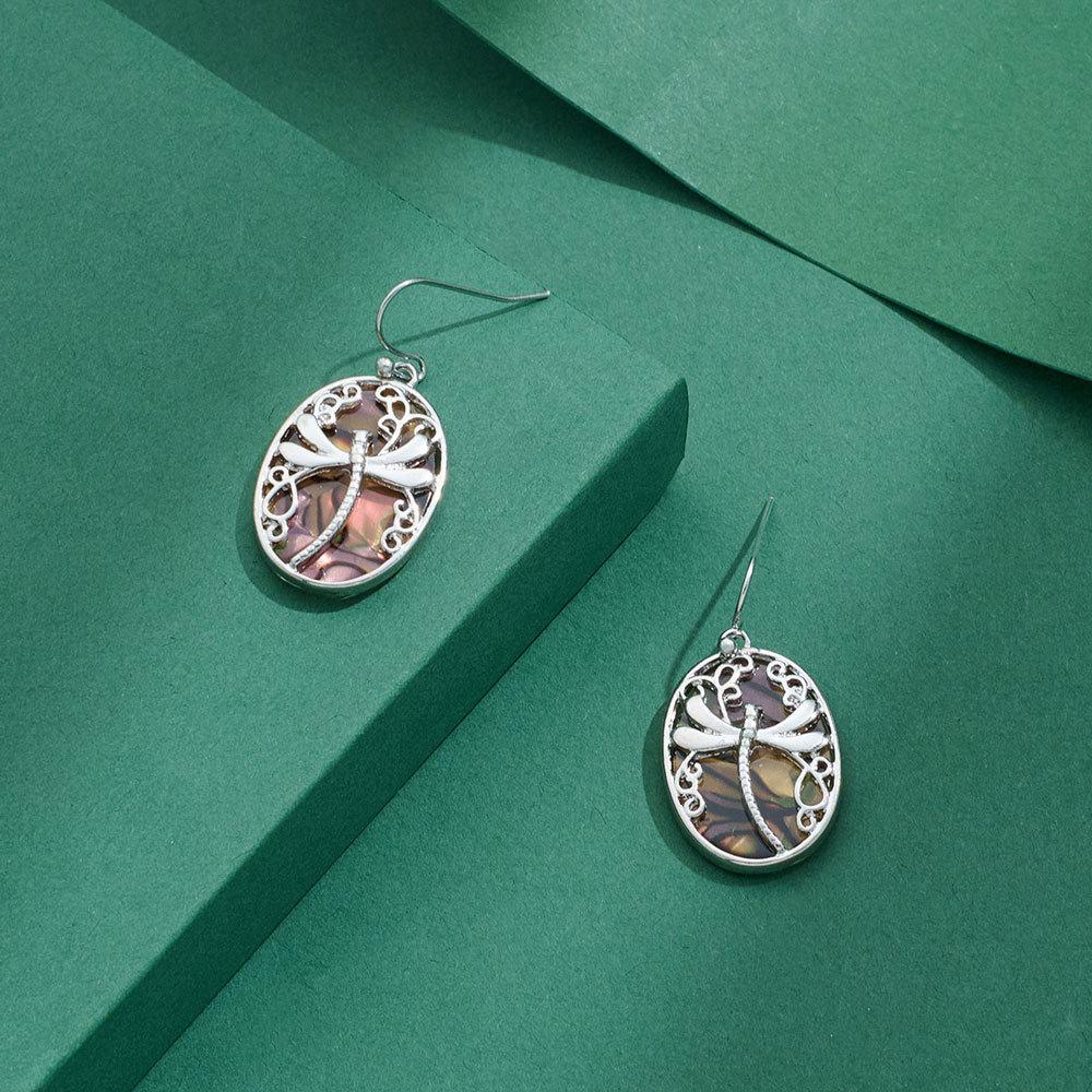 Wish new arrivals: stylish and unique eden-inspired rainbow dragonfly ear hooks