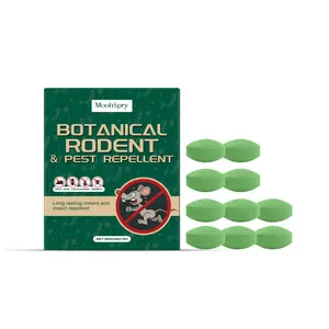 Animal Repellent Pills: Daily Protection Against Rats in Warehouses and Homes, Anti-Bite, Portable Rat Repellent Bait Pills