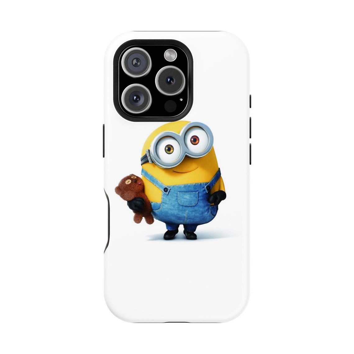 Minions Double-layer durable phone Cases For iPhone 17 16 15 14 13 12 Promax Pro Plus, hard shell protection ,Unique design,best Gift