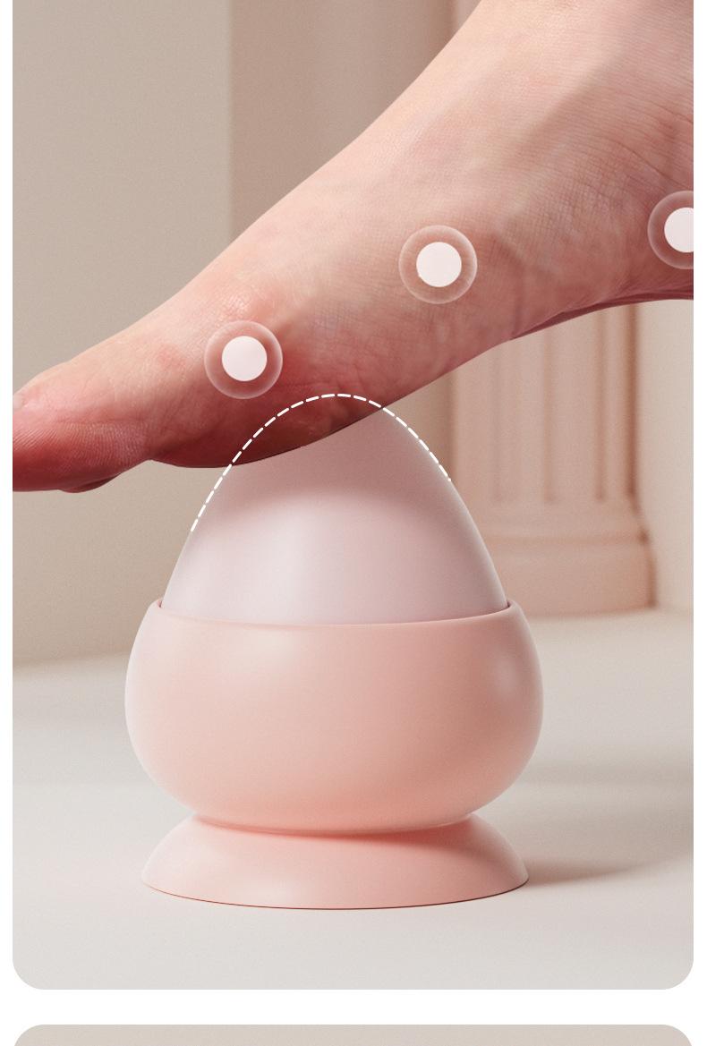 Customized fascia ball, peanut ball, silicone suction cup massage hedgehog ball, used for foot, back, and waist muscle relaxation and meridian massage