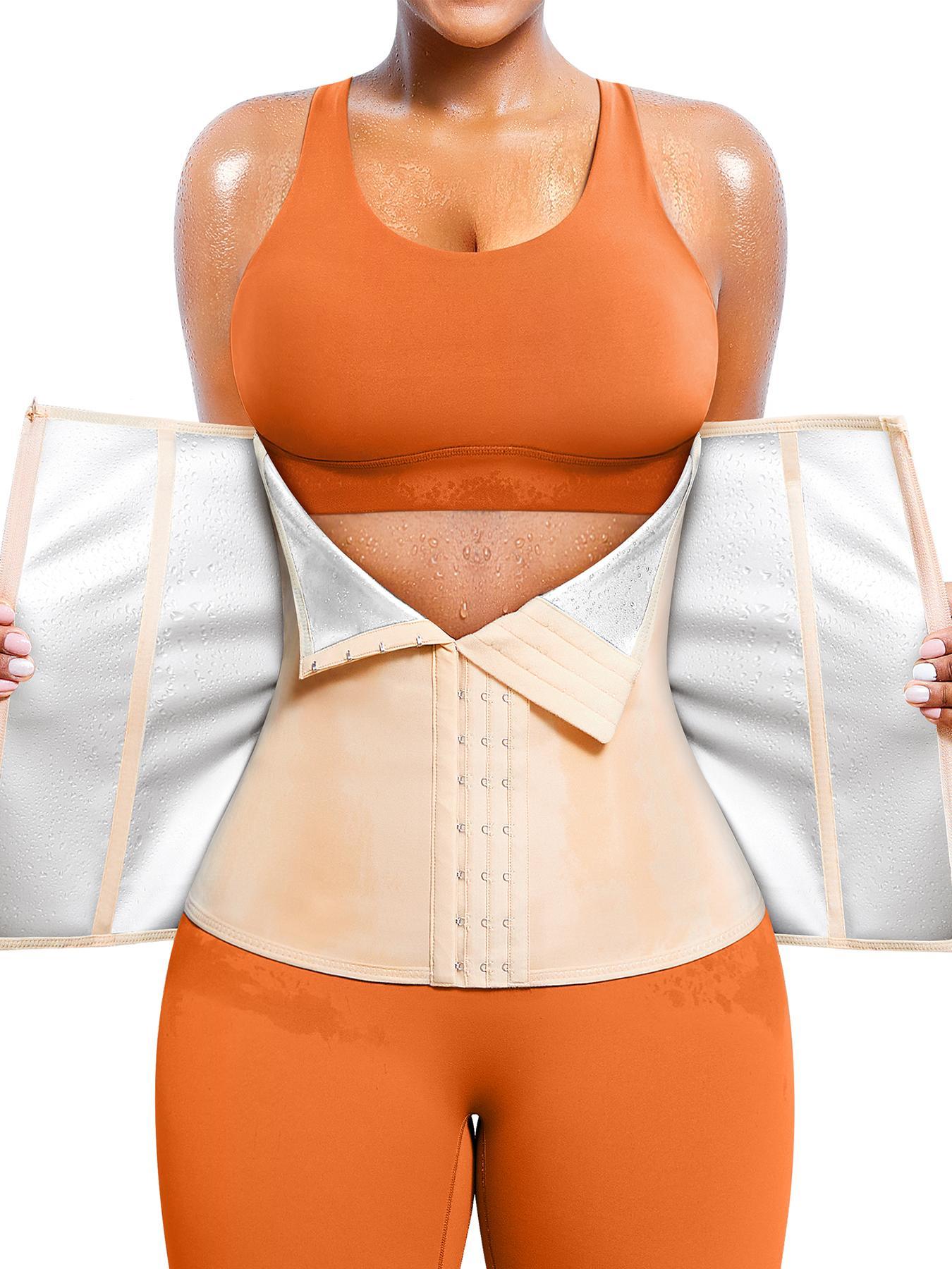 Women's Plain Zipper Waist Trainer, Basic Tummy Control Hook Closure Fajas Colombianas Shaper, Summer Outfits 2026, Women's Tummy Control Clothing, Shapewear