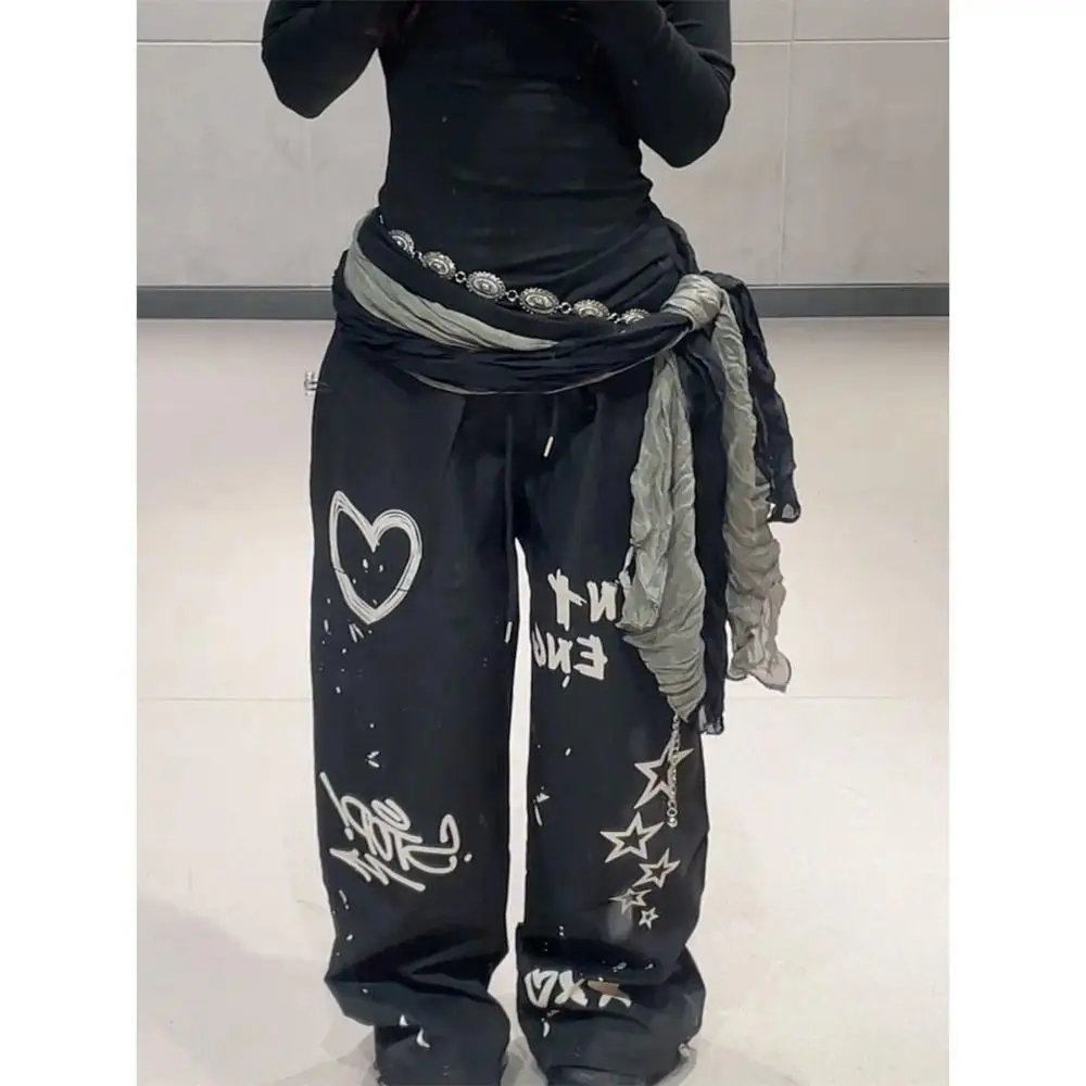 Black and gray color matching long towel