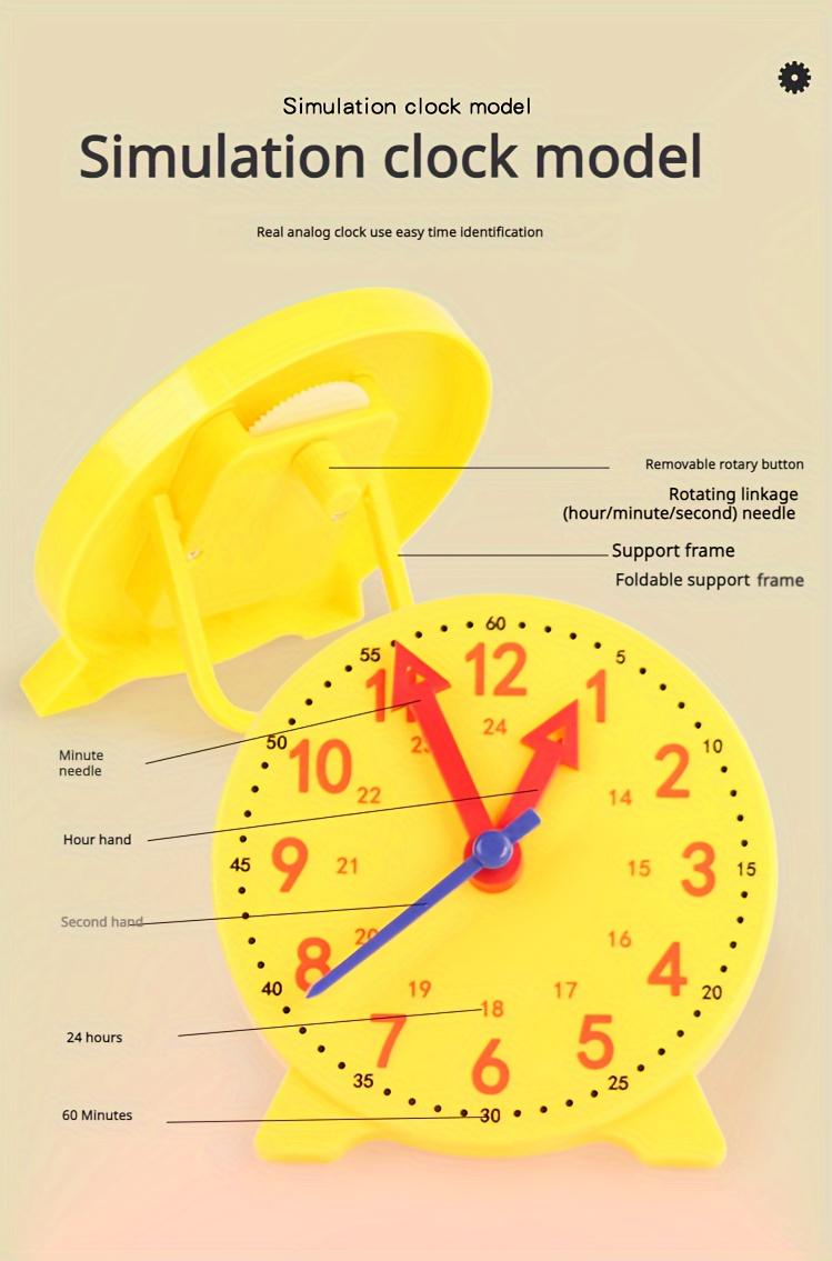 The Multifunctional Digital Clock Teaching Tool Is an Educational Toy That Helps in Learning to Tell Time And Manage Time Effectively.