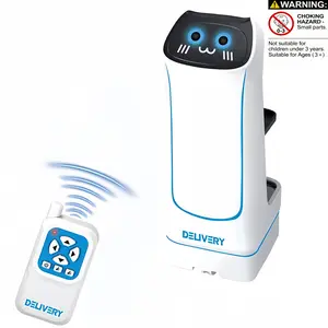 Smart Snack Delivery Robot Remote Control Toy Base, Detachable Parent-Child Interactive Toy, Requires 6 Aaa Batteries