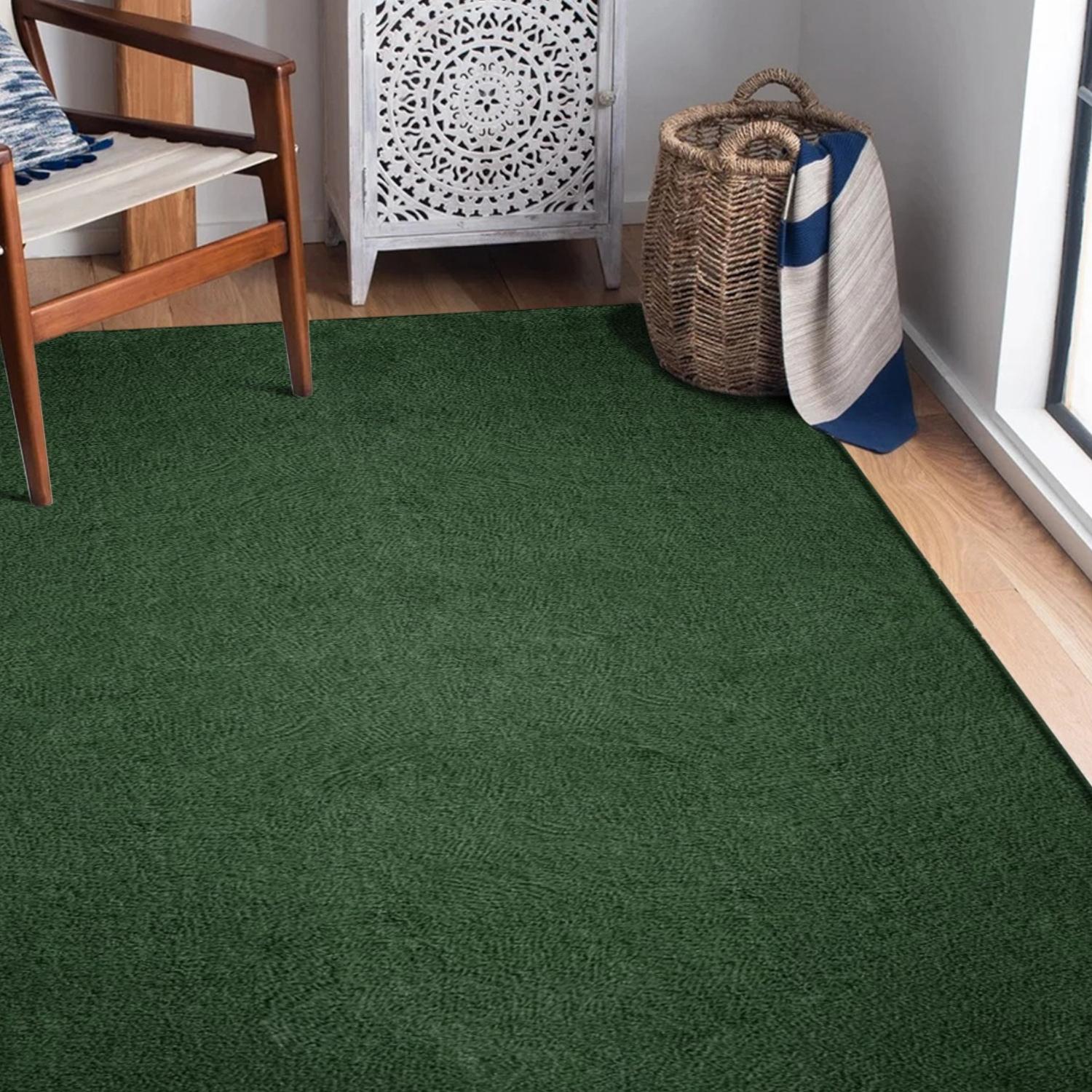 Memory Foam Area Rug - Ultra Soft Non-Slip Carpet in Burgundy, White, Yellow, Black, Blue,Multiple Sizes for Living Room-S & Bedroom-S