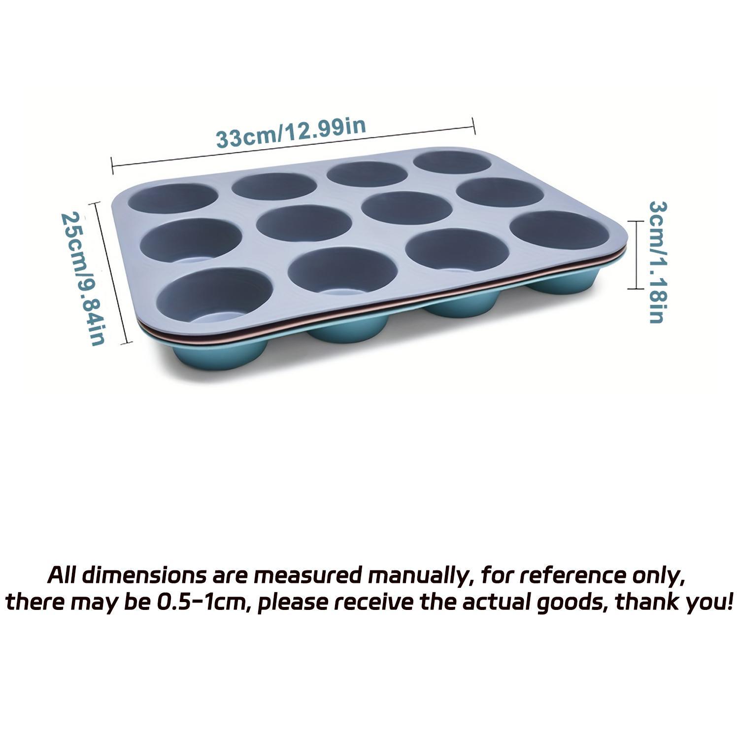 Silicone Baking Molds Set, 3-Piece Mini Pancake & Cupcake Mold, Dishwasher Safe, Oven Compatible, Perfect for Home Baking