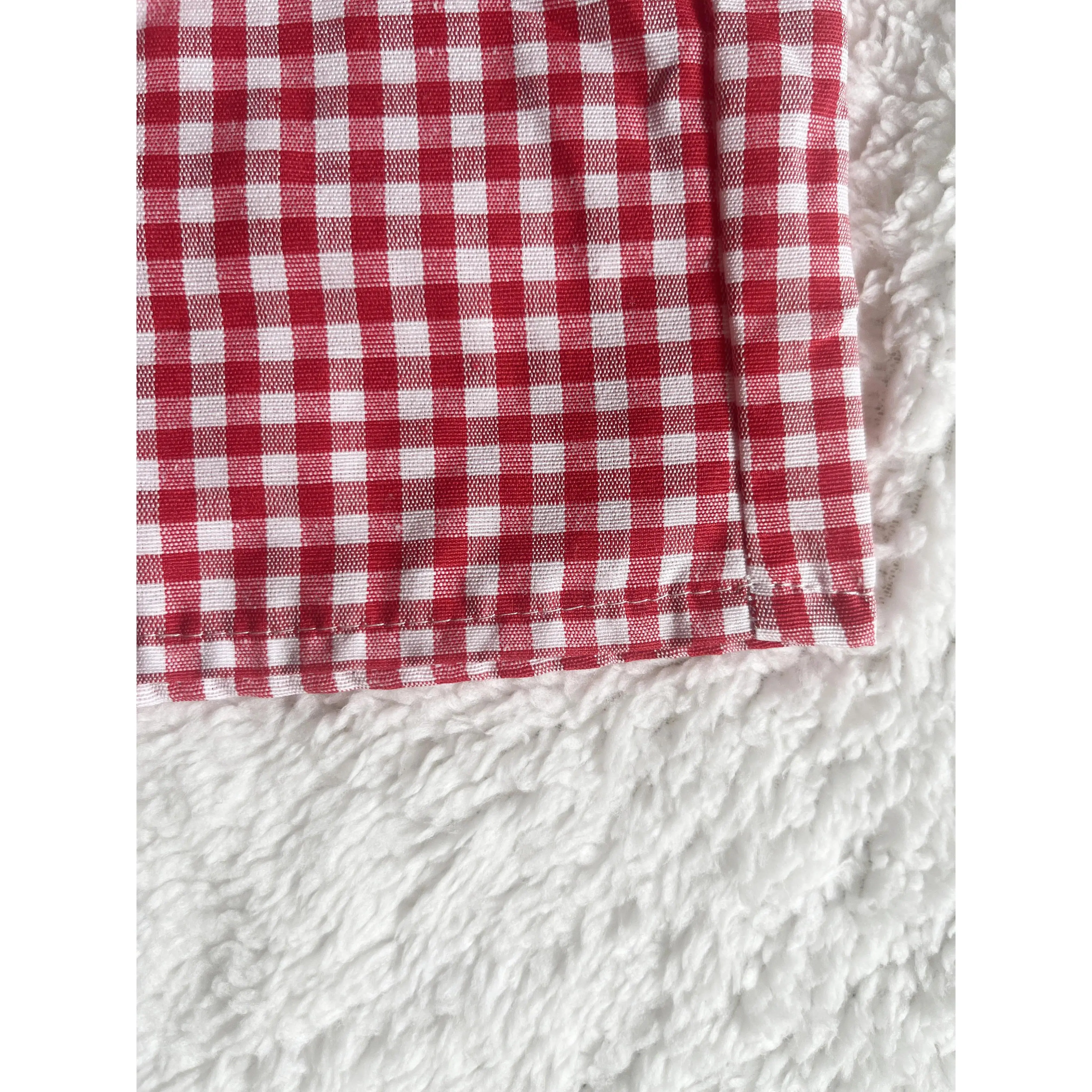Gingham Boxer Shorts for Women Teen-girls Cute Red Gingham Check Pajamas Shorts Sleep Lounge Shorts Summer Outfit