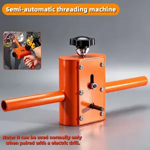 Professional Drill-Driven Automatic Wire Threading Machine, Heavy Duty Cable Puller and Conduit Wire Running Tool for Electricians and Plumbers, Fits Up to 10mm Wires