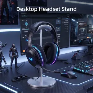 Universal Desktop Headphone Stand, Headset Holder and Desk Organizer