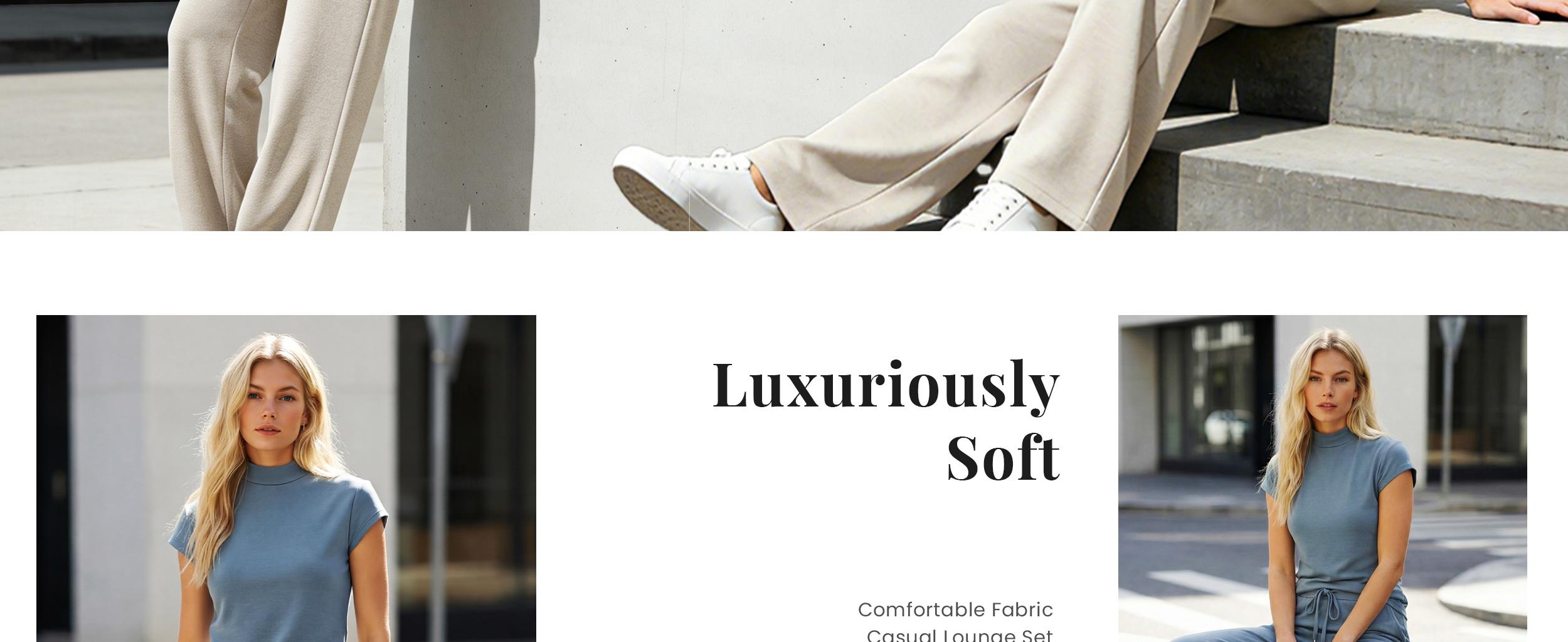 Casly Lamiit Two Piece Sets for Women 2026 Summer Travel Outfits Mock Neck Cap Sleeve Tops Lounge Set Wide Leg Pants Casly Lamiit Two Piece Sets for Women 2026 Summer Travel Outfits Mock Neck Cap Sleeve Tops Lounge Set Wide Leg Pants