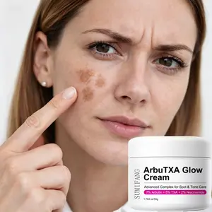 SUMIFANG | ArbuTXA Brightening Cream | 7% Arbutin + 5% Tranexamic Acid + 2% Niacinamide | • Evens skin tone • Hydrates and moisturizes • Reduces dark spots • Silky, non-sticky texture | Daily brightening and spot-fading care
