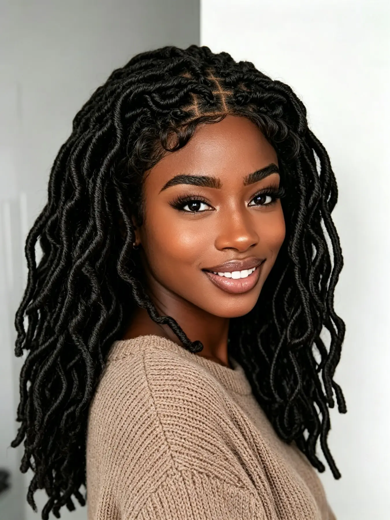 14 Inch Bob Length Soft Locs Wig, Natural Hairline, No Shedding, Stylish and Comfortable, Perfect for Daily Wear