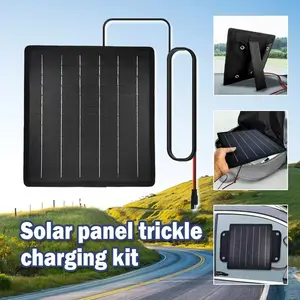 10W Portable Solar Panel Charger | Solar Battery for Camping, Hiking and Outdoor Travel | Outdoor Solar Panel USB-C Connector for Fast Charging of Cell Phones and Tablets