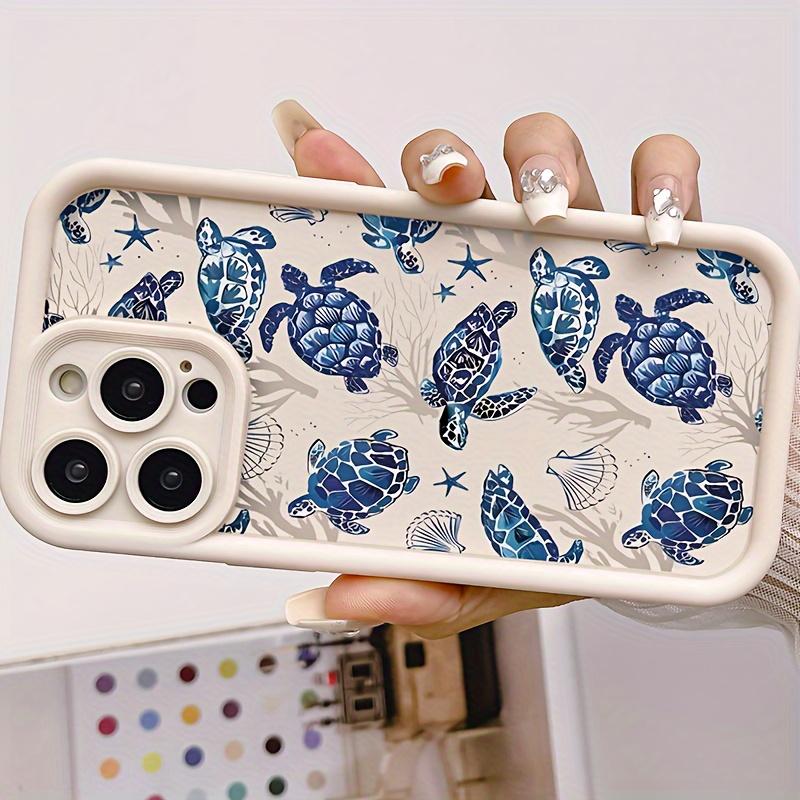 Cute Turtle Shell Pattern Phone Case, Anti-drop Cellphone Protective Case, Total Protective Shockproof Mobile Phone Cover for iPhone17 Pro Max Plus Air/11 12 13 14 15 16 Pro Max Protector Screen Protector Protection Casing Smartphone