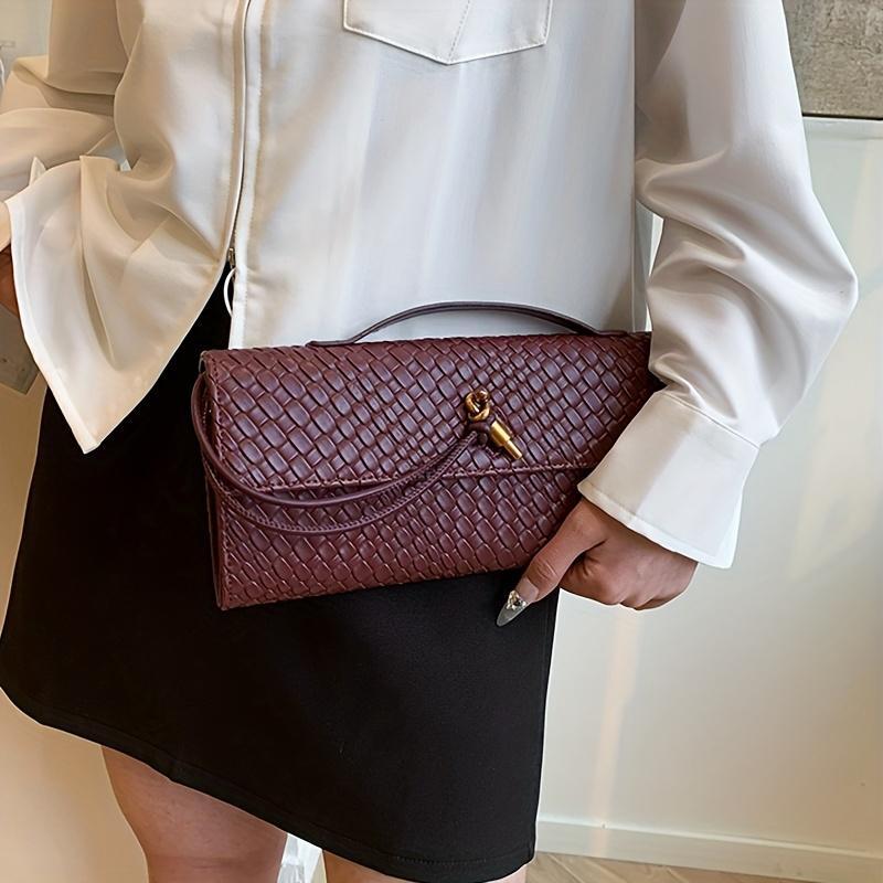 Perfect Lily Women's Elegant Synthetic Leather Crossbody Bag Convertible Clutch Shoulder Purse with Golden-Tone Hardware Everyday & Formal Events Available in Coffee Multiple Colors Affordable Luxury Handbag Cute Purse