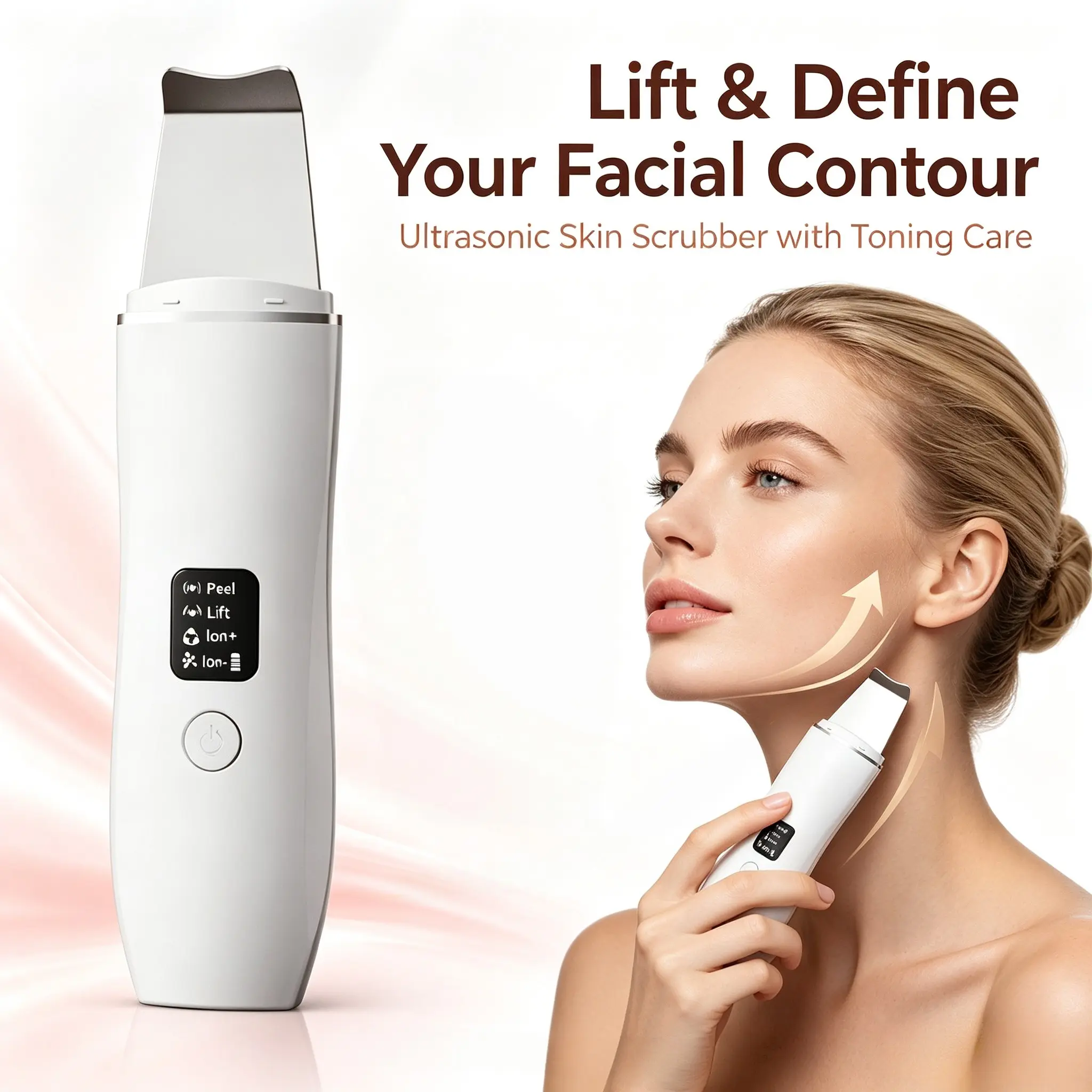 1 PC Skin Scrubber  4 Adjustable Modes , Pore Extractor, Blackhead Tool for At-Home Facial Deep Cleanse,Helps Boost Skin Moisture,Facial Blackhead Remover Device,Gift Option