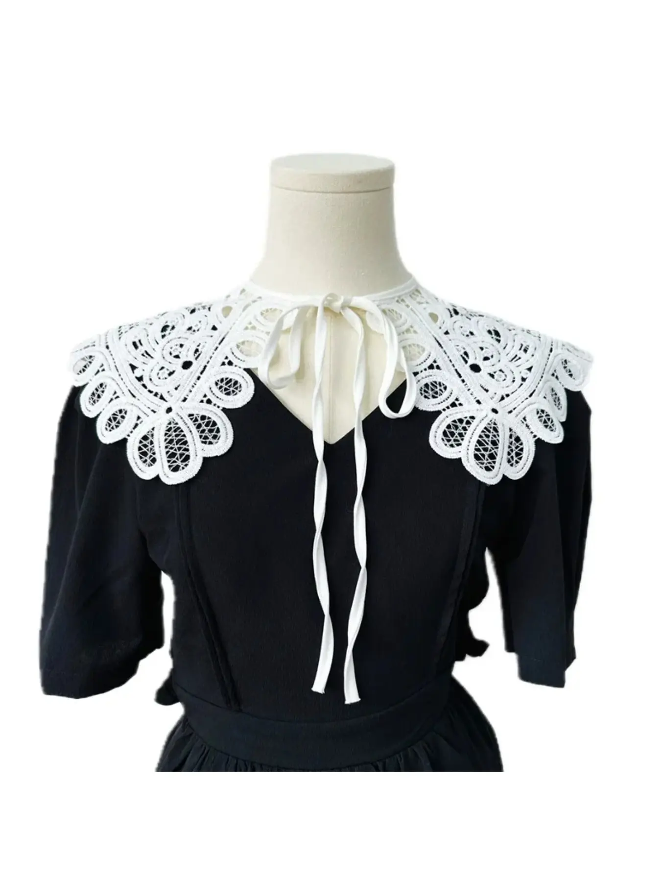 Autumn/Winter Versatile Fake Collar Women's Sweater Decorative Shirt Collar Inner Lace Doll Collar Fake Collar Primer
