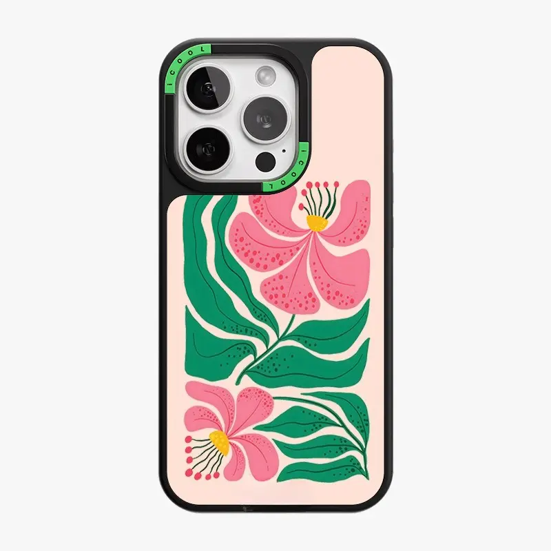 Magnetic Detachable Back Panel iPhone Case – Slim PC Protective Cover for iPhone 14 Pro / 15 Pro Max, Shockproof Clear Aesthetic Phone Case