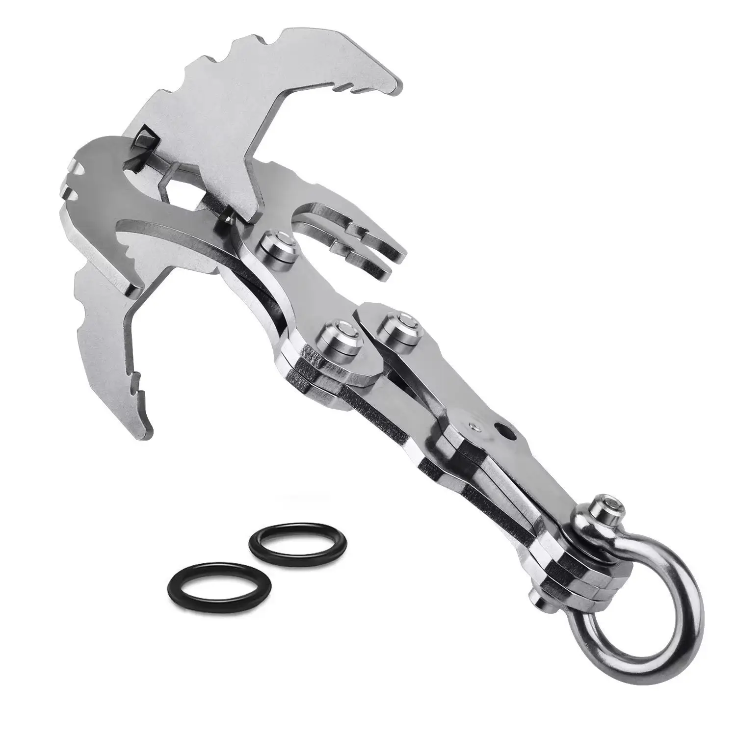 High-Quality Aluminum Alloy Climbing D-Shape Quick Draw, Thickened Heavy Duty Carabiner, Multi-Functional Climbing Hook, Essential Gear for Hiking