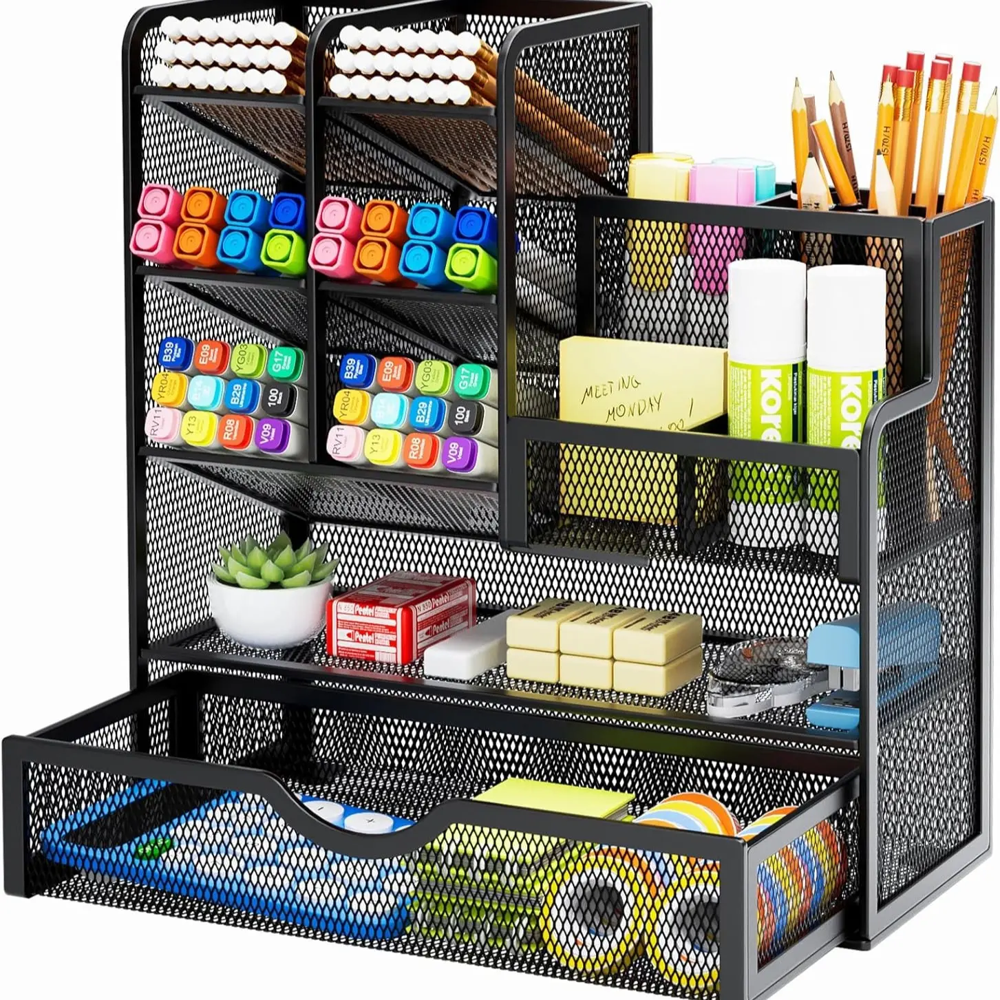 Multifunctional Pen Holder, 1 Piece Organizer, Ideal for Office & Home Use, Durable Design, Perfect Gift Idea, Enhance Desk Organization, Office Accessories