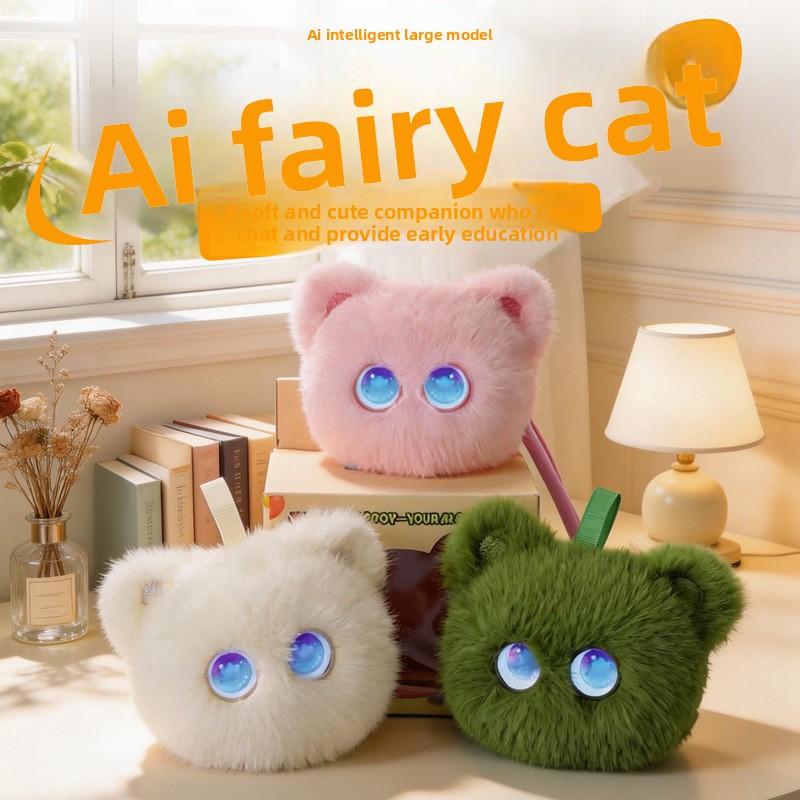 AI Talking Plush Toy Emotional Companion Smart Interactive Stuffed Animal Multi Language Voice Chat Cute Panda Husky Bear Doll for Kids Adults Stress Relief Sleep Buddy Birthday Gift Valentines Mothers Day Gift